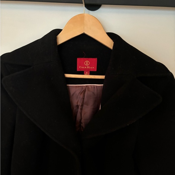Cole Haan wool and cashmere blend coat - Picture 4 of 4